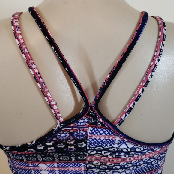 Mudd Multi-colored Juniors  Summer Dress, Purple, Blue, White, XS - Picture 12 of 15